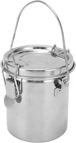 Miniatura 3 de Cubo de limpieza con cepillo de artista con colador de acero inoxidable, mango portátil a prueba de fugas para pintura al óleo acrílica de acuarela