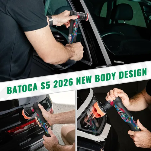 Miniatura 2 de BATOCA S5 Mini pulidora de coche inalámbrica Lijadora pulidora de doble acción rotativa pequeña máquina pulidora para detalles de automóviles 1
