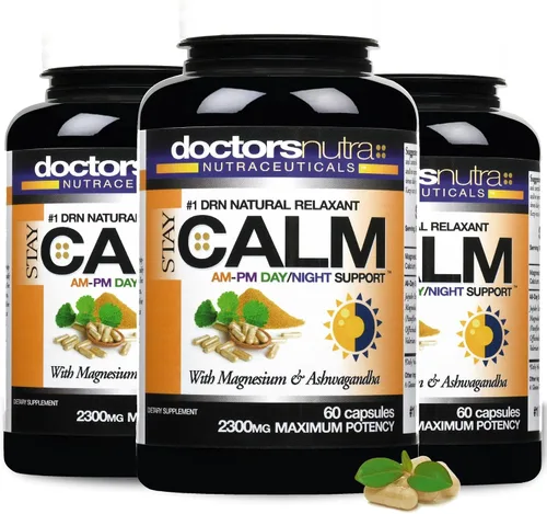 Miniatura 3 de Stay-Calm Natural Relaxant Fórmula de apoyo 24/7 día o noche - 60 cápsulas