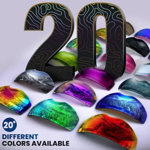 Miniatura 5 de OutdoorMaster Lentes de repuesto para gafas de esquí PRO - Más de 20 opciones Vlt 15% Azul