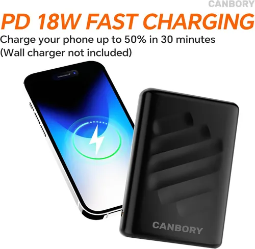 Miniatura 5 de Paquete de batería de 12 V, 5 V 20000 mAh, PD 18 W USB-C entrada/salida, banco de energía recargable compatible con tira LED, extractor de leche