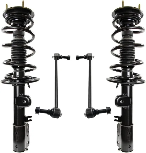 Miniatura 60 de Detroit Axle - 4 barras estabilizadoras de puntales delanteros para Kia Forte Koup 10-13 12-13 Forte5, puntales y barras estabilizadoras de resorte