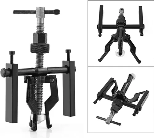 Miniatura 3 de Extractor de rodamientos interiores de 3 mandíbulas, juego de herramientas extractoras de engranajes internos de servicio pesado para quitar