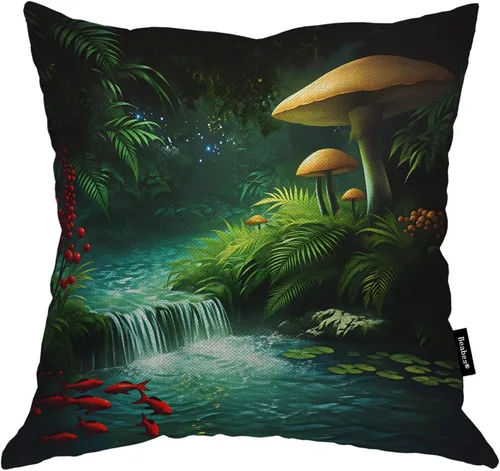 Miniatura 9 de Fundas de almohada de pintura artística, líneas abstractas amarillas y grises, fundas de almohada suaves, funda de cojín para sala de estar, cama