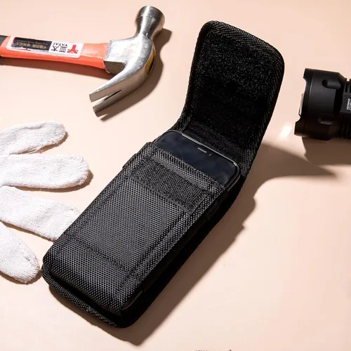 Miniatura 5 de PiTau Funda para iPhone SE, iPhone 8, 7, 6s, 6 con clip para cinturón, correa de transporte para cinturón