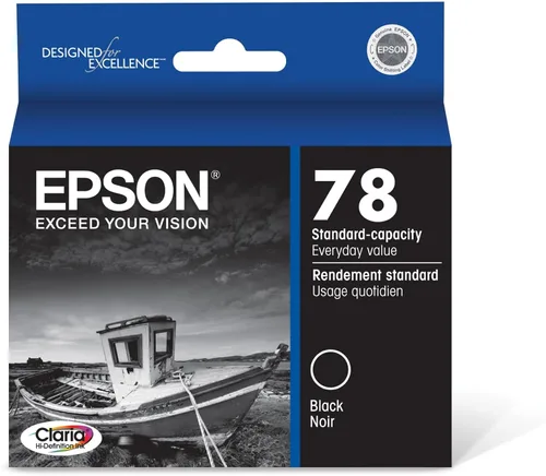 Epson T078120-S Claria Hi-Definition 78 Cartucho de inyección de tinta de capacidad estándar - Negro