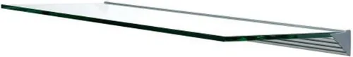 Miniatura 9 de LTL Home Products GL9020CLKIT Wallscapes Glacier Kit de estante de pared de vidrio flotante, 8 x 36 pulgadas, vidrio transparente