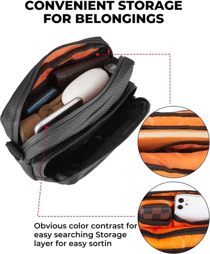 Miniatura 3 de KEMIMOTO Bolsa para manillar de motocicleta con cubierta impermeable, bolsa universal para bicicleta, bolsa de herramientas para manillar compatible