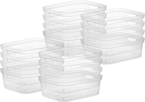Miniatura 10 de Sterilite Contenedor de almacenamiento mediano y moderno de 5.25 x 12.25 x 15 pulgadas, con cómodas asas de transporte y borde con bandas