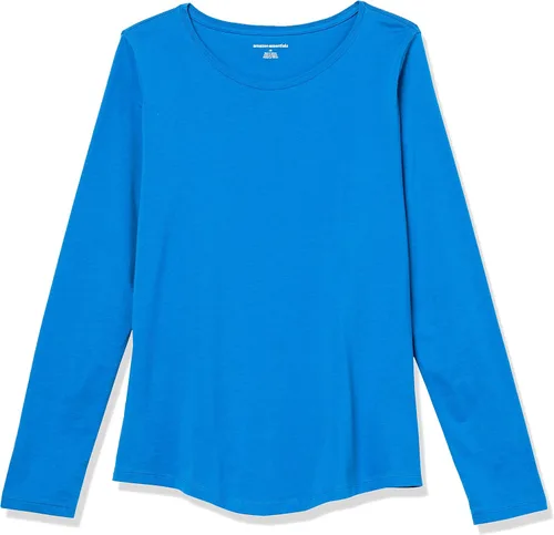 Miniatura 5 de Tienda Essentials - Camiseta de manga larga con cuello redondo para mujer