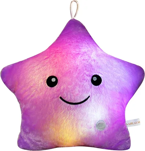 Miniatura 20 de Lindos rellenos de almohada brillantes de animales de peluche de estrellas para niños, regalo del día del niño, hijo, hija, niñas, niños, almohadas