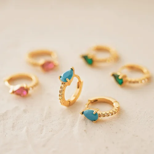 Miniatura 6 de MYEARS Women Huggie Earrings Gold Hoop 14K Gold Filled Small Simple Hypoallergenic Everyday Jewelry