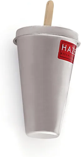 Miniatura 7 de HAZEL Juego de 12 moldes de aluminio para kulfi con 2 soportes y 24 varillas, para hacer helados y paletas reutilizables, moldes Kulfi para hacer
