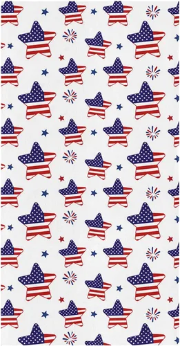Toallas de cocina patrióticas del 4 de julio, paños de limpieza de microfibra con estrella de la bandera americana, toallas de cocina, baño, toallas