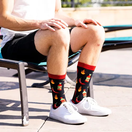 Miniatura 5 de Lavley Funny Socks For Men - Novelty Gifts For Sports Fans, Golfing, Pickleball, Weight Lifting, Racing and More