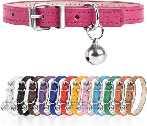 Miniatura 18 de Collar de perro XXS para Teacup, collar de perro Teacup ajustable para perros pequeños, medianos y grandes, 3/8 pulgadas de ancho (blanco, XXS)