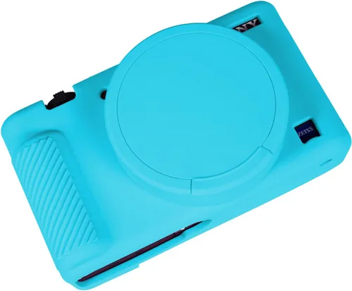 Miniatura 15 de Funda para cámara Sony ZV-1, ZV1, funda de silicona para cámara con tapa extraíble para lente digital Sony ZV 1, color negro
