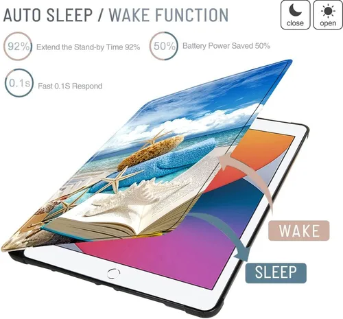 Miniatura 6 de Funda de TPU para iPad mini 4 / iPad mini 5 (5ª generación 2019), apagado y encendido automático con soporte para lápiz Apple [antihuellas]