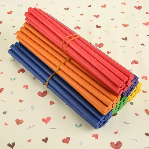 Miniatura 7 de 60 palos de ritmo para niños a granel, palos Lummi de música de madera, 6