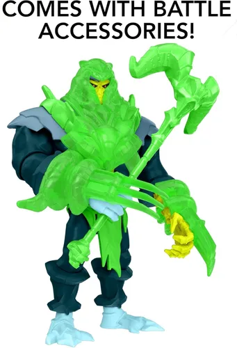 Miniatura 4 de Masters of the Universe and He-Man Deluxe Skeletor - Figura de acción grande con Power Attack Move y 4 accesorios inspirados en la serie animada