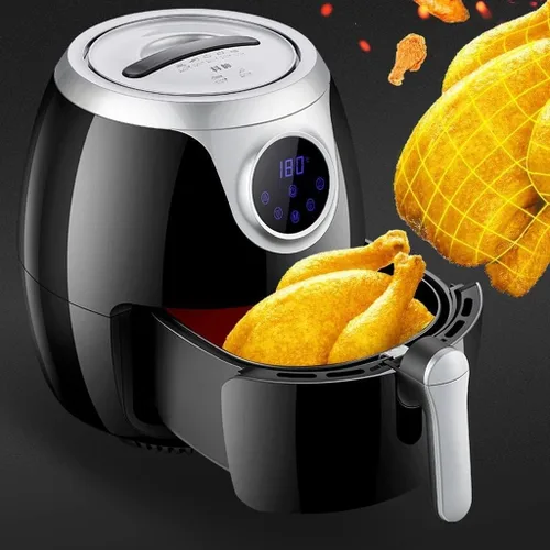 Miniatura 3 de JYYBN Freidora eléctrica para freidoras de aire, freidora de aire sin aceite para chips, 1800 W