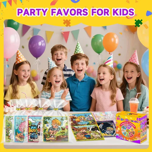 Miniatura 7 de Paquete de 12 recuerdos de fiesta de Pascua para niños, libros de rompecabezas magnéticos a granel para niños pequeños de 3 a 5 años y niños de 4 a