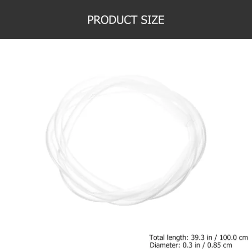 Miniatura 6 de Angoily Tubo de repuesto de manguera de silicona para bomba dispensadora de agua de 39.37 pulgadas, tubo flexible de silicona suave, resistente a