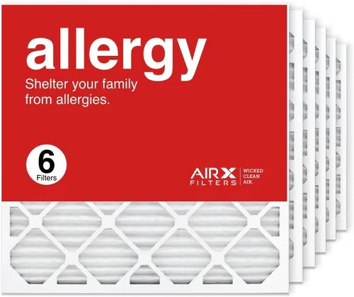 Miniatura 6 de AIRx Filters Filtro MERV 11 para horno de aire 10 x 30 x 1 para alergias, polvo y caspa de mascotas (paquete de 6), filtro de repuesto plisado
