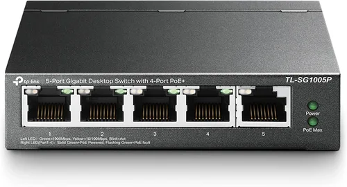 Miniatura 8 de TP-Link TL-SG108PE Conmutador PoE Gigabit de 8 puertos Gigabit gestionado por la red fácil Ethernet inteligente
