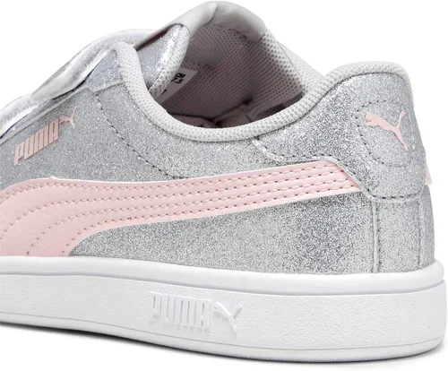 Miniatura 2 de PUMA Tenis unisex Smash 3.0 de cuero con velcro para niños