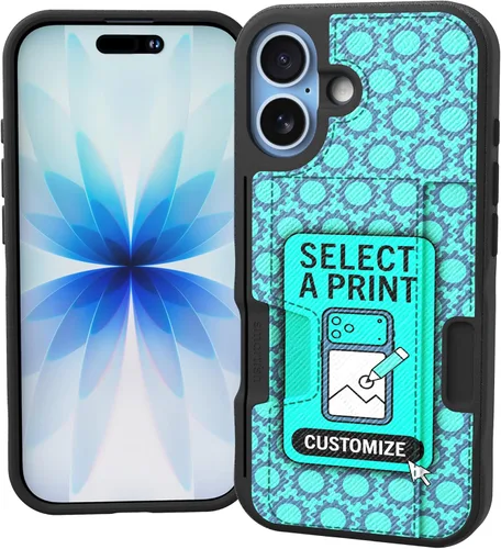 Miniatura 40 de Smartish Funda tipo cartera para iPhone 13 Pro – Wallet Slayer Vol. 2 [delgada + protectora] tarjetero con función atril - Black Tie Affair