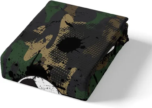 Miniatura 4 de Feelyou Juego de funda de edredón de camuflaje, juego de ropa de cama de fútbol americano para niños y niñas, juegos temáticos deportivos, colcha