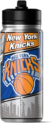 Miniatura 17 de Hydrapeak Milwaukee Bucks - Botella de agua de acero inoxidable con licencia oficial de la NBA de 20 onzas con tapa con pajilla, botella deportiva