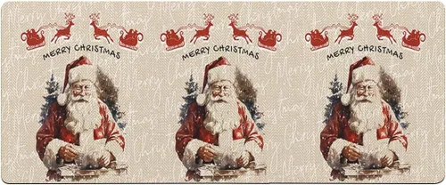 Tapete de baño de Papá Noel para bañera, antideslizante, de secado rápido y absorbente, tierra de diatomeas, fregadero, dormitorio, cocina, lavable,