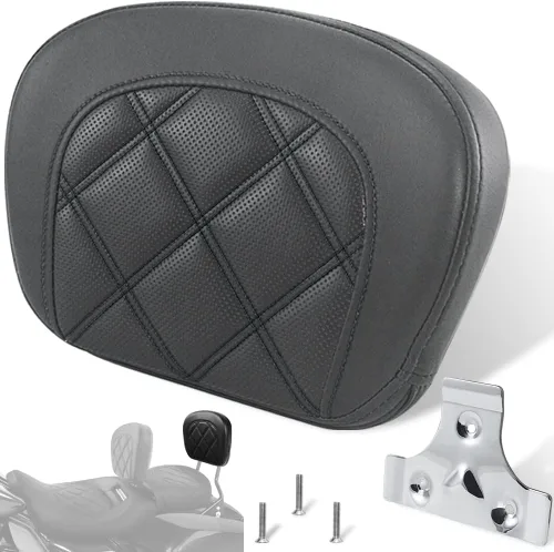 FOVPLUE Almohadilla para respaldo de pasajero, almohadilla de barra Sissy para Harley Touring Electra Glide/Road Glide/Road King/Street Glide/Trike