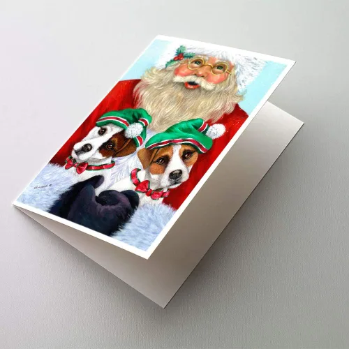 Miniatura 59 de Caroline's Treasures PPP3013GCA7P - Tarjetas de felicitación y sobres para mascotas de Basset Hound Teacher, paquete de 8 tarjetas en blanco
