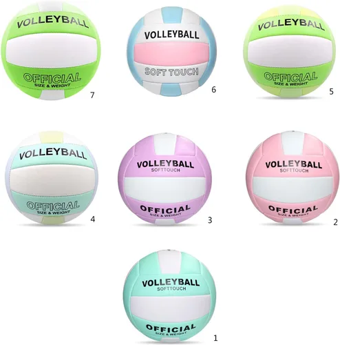 Miniatura 6 de hejhncii Balones de voleibol impermeables para interiores y exteriores, tamaño oficial 5, juego de entrenamiento deportivo, juego de pelota