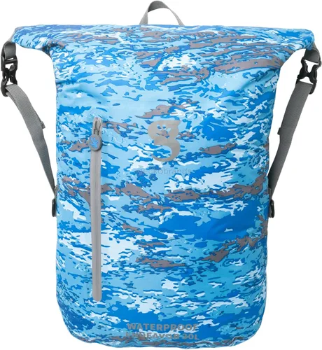 Miniatura 24 de geckobrands Mochila impermeable ligera de 30 L - Bolsa ligera impermeable para exteriores, senderismo, viajes, actividades acuáticas ligeras Verde