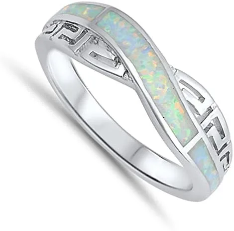 Miniatura 2 de Anillo de plata de ley con nudo griego