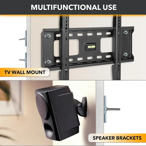 Miniatura 3 de CondoMounts EDA1426 - Anclajes universales de montaje en pared para pernos de acero y metal Soporte para TV Armarios Soporta 90 libras