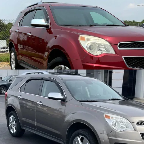 Miniatura 2 de Viseras tintadas de humo para ventana, protector de ventilación, deflector compatible con Chevrolet Equinox 2010-2017