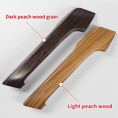 Miniatura 2 de Manija de puerta con textura de madera para Toyota Land Cruiser Prado 150, panel de elevación de ventana Lc150 2010-2022, accesorios