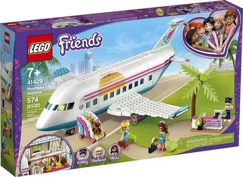 Miniatura 8 de LEGO Friends Heartlake City Airplane 41429, incluye Friends Stephanie y Olivia, y muchos accesorios divertidos para avión para despertar tiempos