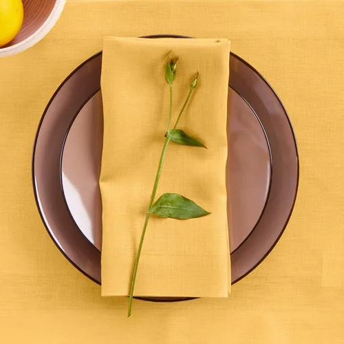 Miniatura 46 de Solino Home Juego de 4 manteles individuales blancos de 100 % lino puro de 14 x 14 pulgadas para invierno, San Valentín, primavera, Pascua, Fete