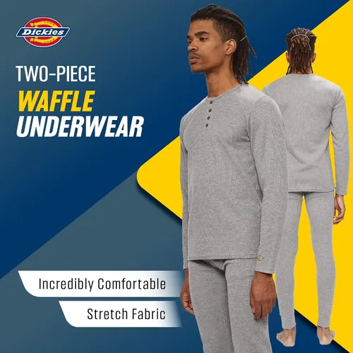 Miniatura 3 de Dickies Conjunto de ropa interior térmica Long Johns para hombre, 2 piezas de capa base para clima frío para hombre