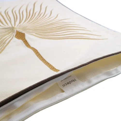 Miniatura 4 de Fundas bordadas decorativas para almohada de 18 x 18 pulgadas. Funda de cojín para sofá, cama, silla, funda de almohada 100% de algodón de 18 x 18