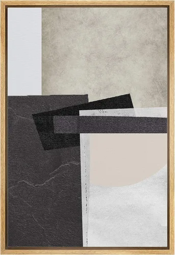 Miniatura 41 de IDEA4WALL Lienzo enmarcado para pared, acuarela pastel, cordillera, valle, ilustraciones abstractas, naturaleza, arte moderno, bohemio, decorativo