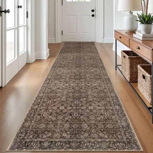 Miniatura 129 de SIILOOM Alfombra antideslizante de pasillo moderna de 2 x 5, súper suave, para pasillos, decoración para cocina, alfombras para pasillos sin 2-Verde