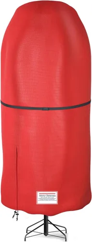 Miniatura 6 de Bolsa de almacenamiento vertical para árbol de Navidad de Riuog, bolsa de almacenamiento para árbol de Navidad de tela Oxford resistente a roturas