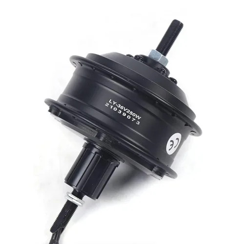 36V 250W eléctrico sin escobillas engranaje trasero motor de cubo roscado motor del buje, motor de la rueda trasera (B)